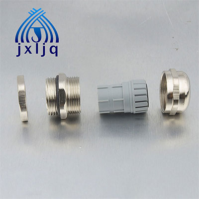 Double-Locked Cable Gland Supplier_Brass Cable Gland Through Type