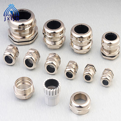Double-Locked Cable Gland manufacturer_Brass Cable Gland Through Type