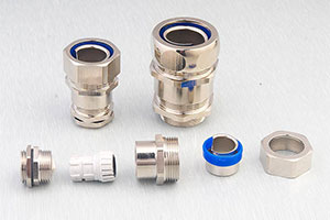 Introduction of cable metal hose connector