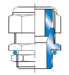 Nylon Gland Vendor_Brass Cable Gland drawing